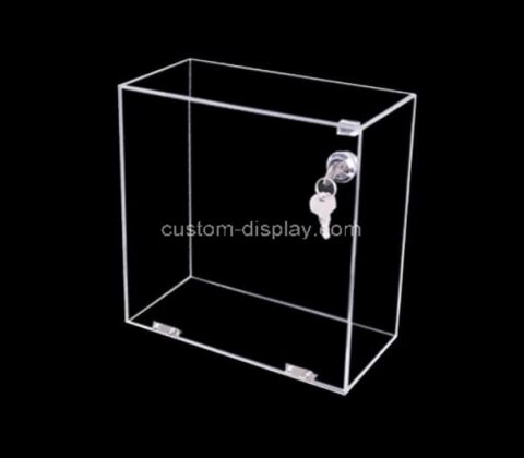 OEM supplier customized plexiglass lockable showcase lucite display case