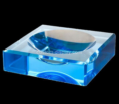 OEM supplier customized acrylic soap dish block lucite soap dish block