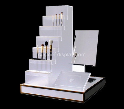 OEM supplier customized retail acrylic makeup brush display rack