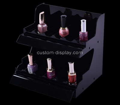 OEM supplier customized acrylic nail polish holder plexiglass nail polish rack