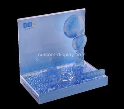 OEM supplier customized retail acrylic skin care products display stand