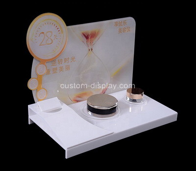 OEM supplier customized retail plexiglass skin care products display stand