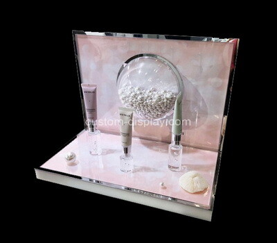 OEM supplier customized retail acrylic skin care display stand