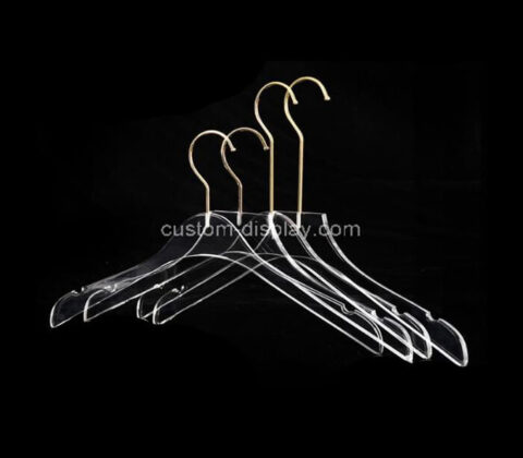 OEM customize acrylic hanger plexiglass clothes stand lucite clothes rack