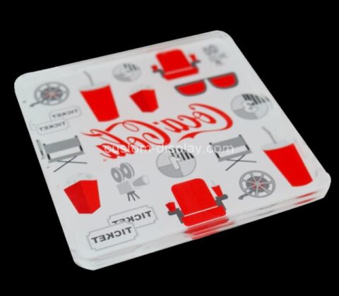 OEM supplier customized acrylic coasters plexiglass drink coaster