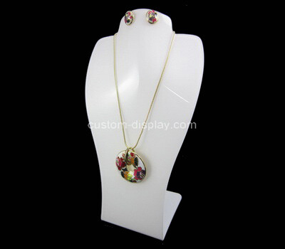 OEM supplier customized acrylic necklace display rack jewelry displays