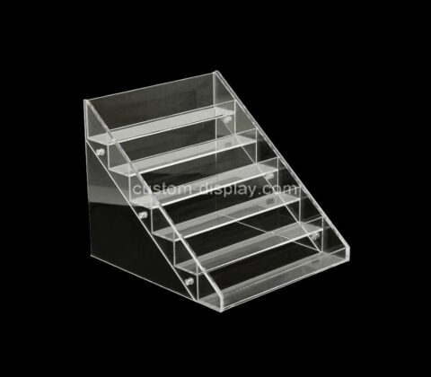 OEM supplier customized 6 tier acrylic straight dispaly rack