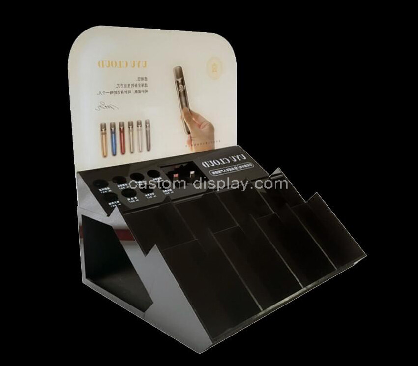OEM supplier customized acrylic electronic cigarette display stand