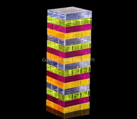 OEM supplier custom acrylic block jenga set game