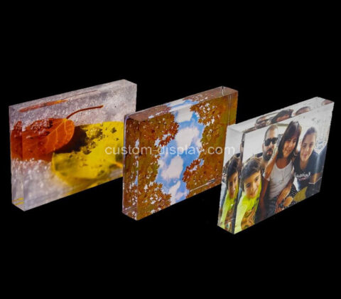 OEM supplier custom acrylic printing photo block picture block