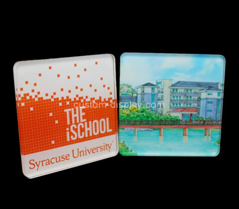 OEM supplier custom acrylic cup coaster lucite drink coaster