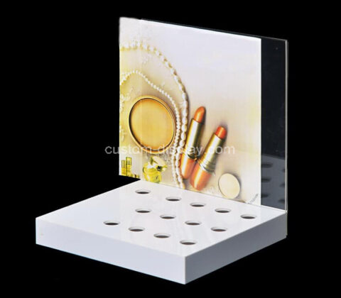Acrylic cosmetic display stand plexiglass makeup retail display