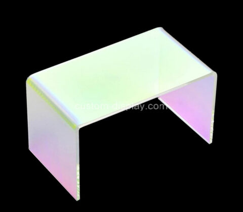 Acrylic retail display riser plexiglass countertop display shelf
