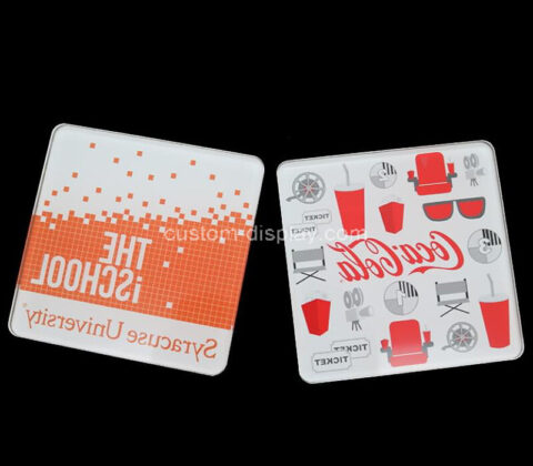 Acrylic cup coaster plexiglass drink coaster