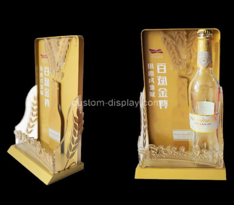 Acrylic wine bottle display stands plexiglass retail wine displays