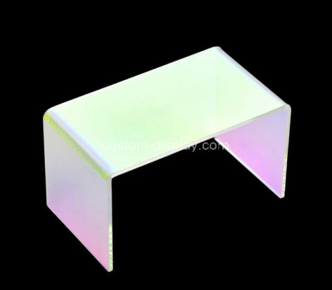 Acrylic retail display riser plexiglass counter top display shelf