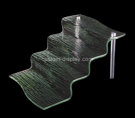 Acrylic retail display riser perspex countertop display stand