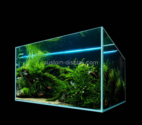 Plexiglass boxes manufacturer custom acrylic LED fish tank
