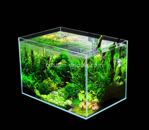 Plexiglass boxes manufacturer custom acrylic LED aquarium