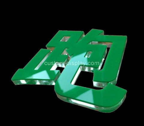 Acrylic display manufacturer custom laser cutting art letters