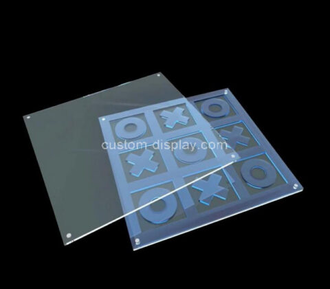 Acrylic display manufacturer custom laser cut XO board game