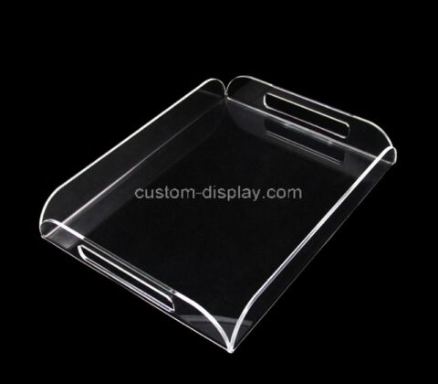 Plexiglass manufacturer custom lucite breakfast tray