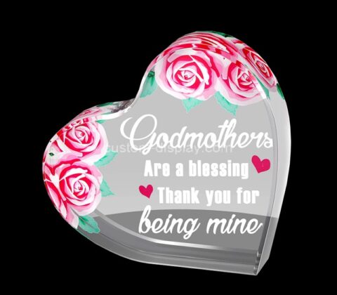 Custom acrylic godmother gifts blessing thank you gifts block