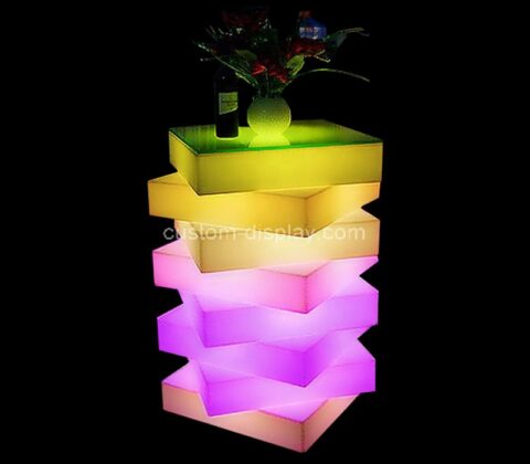 Acrylic boxes manufacturer custom colors RGB LED light bar set
