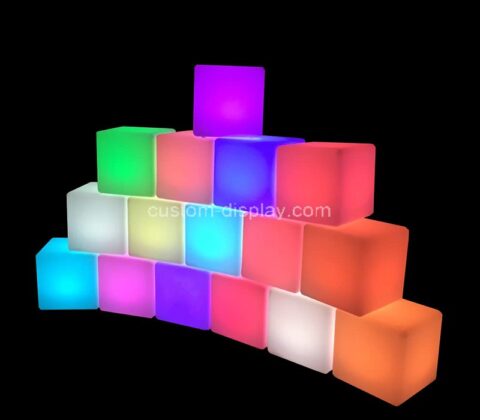 Acrylic boxes manufacturer custom night light cube mood lamp