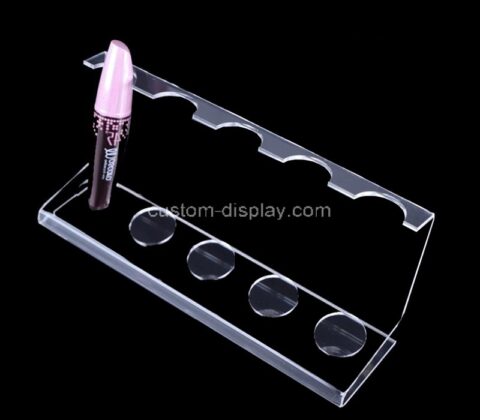 Custom acrylic cosmetic store lip gloss display rack