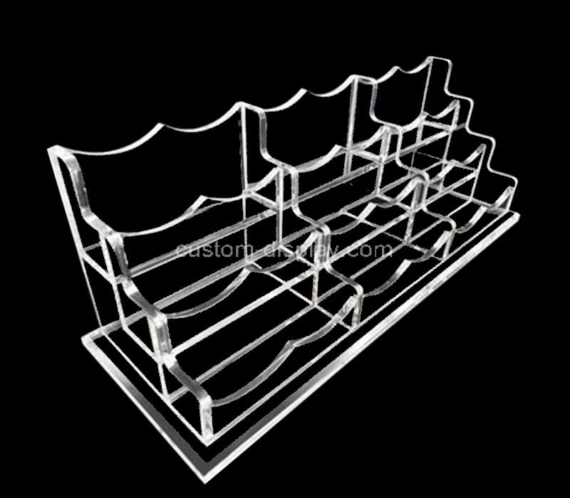 Custom acrylic business card stand for desk or counter