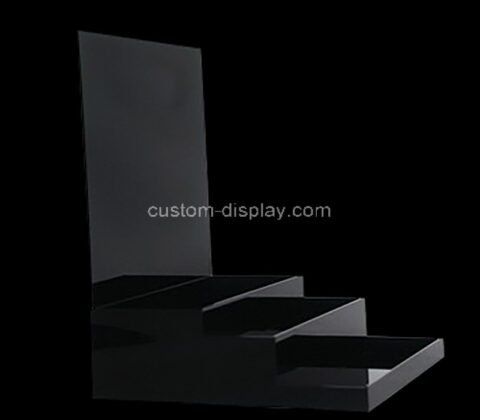 Custom countertop acrylic 3 tiers skin care display props