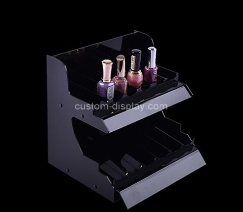 Custom countertop acrylic nail polish display rack