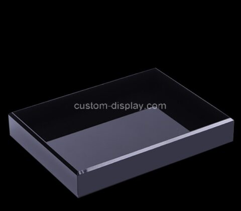 Custom acrylic tabletop organizer serving tray