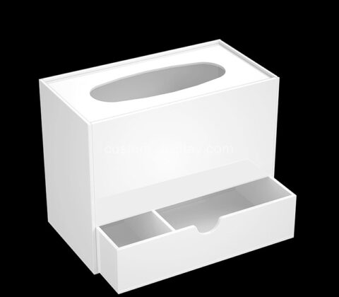 Custom acrylic napkin dispenser with drawer box