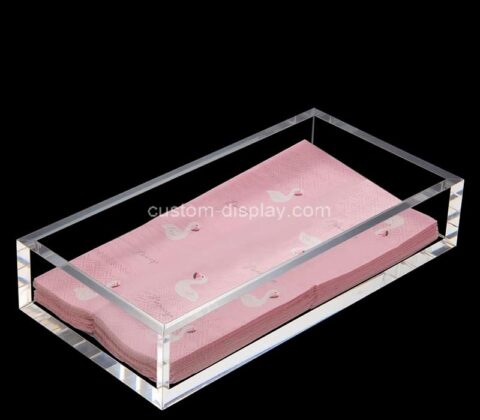 Custom acrylic napkin dispenser tray for home office restaurant