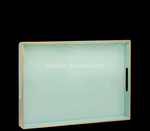 Custom plexiglass serving tray with handles