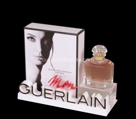 Custom plexiglass retail shop perfume display prop