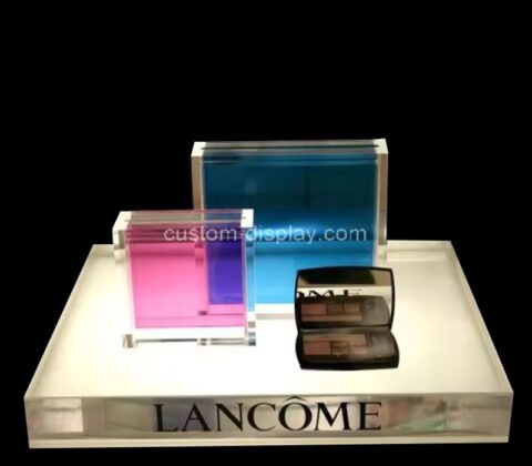 Custom acrylic retail shop perfume display riser