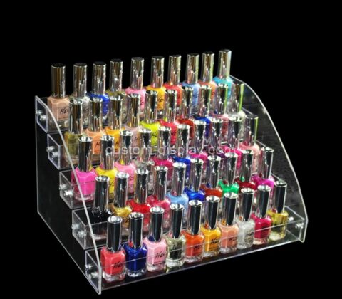 Custom acrylic 5 tier nail varnish display stand