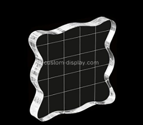 Custom plexiglass stamping block