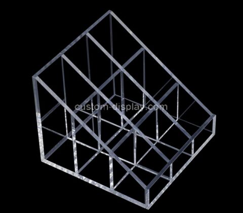 Custom acrylic multi compartments display holder for retail shop