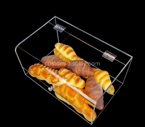 Custom acrylic bread box with lid