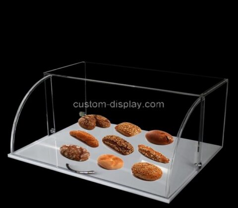 Custom acrylic bread display case