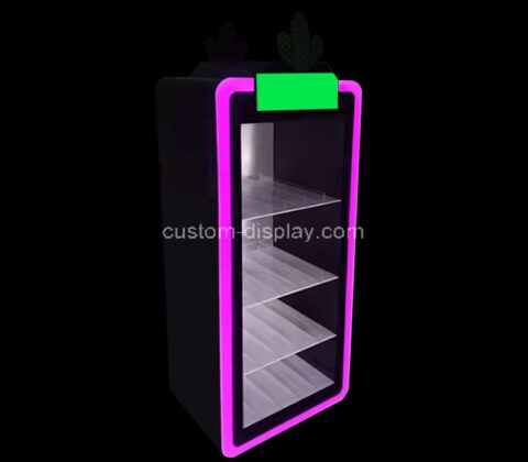 Custom acrylic LED display cabinet