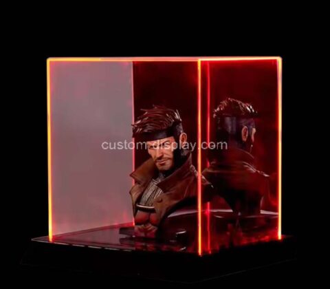 Custom acrylic figure LED showcase