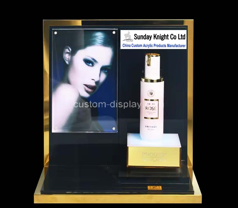 Custom acrylic skincare display props for retail shop
