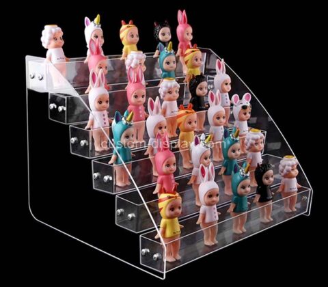 Custom acrylic 6 tiers toys display storage holder