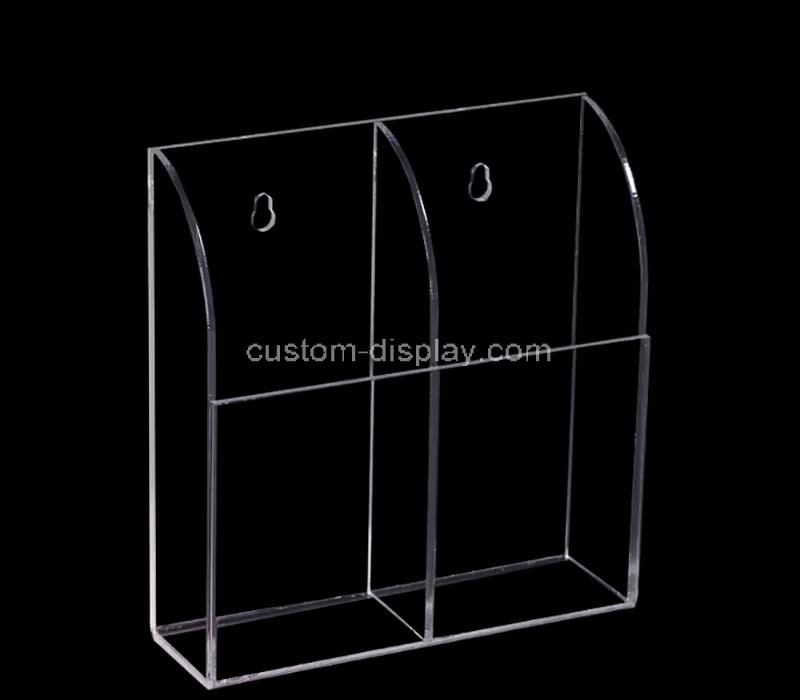Custom acrylic wall mounted flyer holder