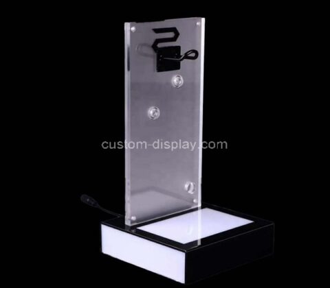 Custom acrylic luminous display prop for retail shop